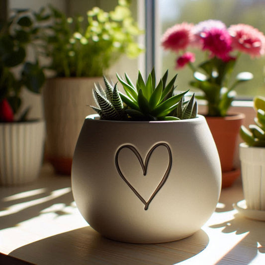 Heart Plant Pot
